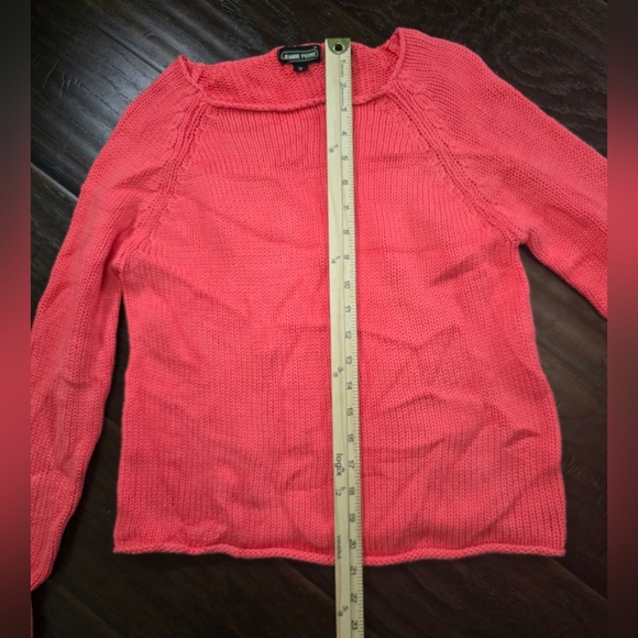 JEANNE PIERRE Women's Pink Sweater - Picture 5 of 9
